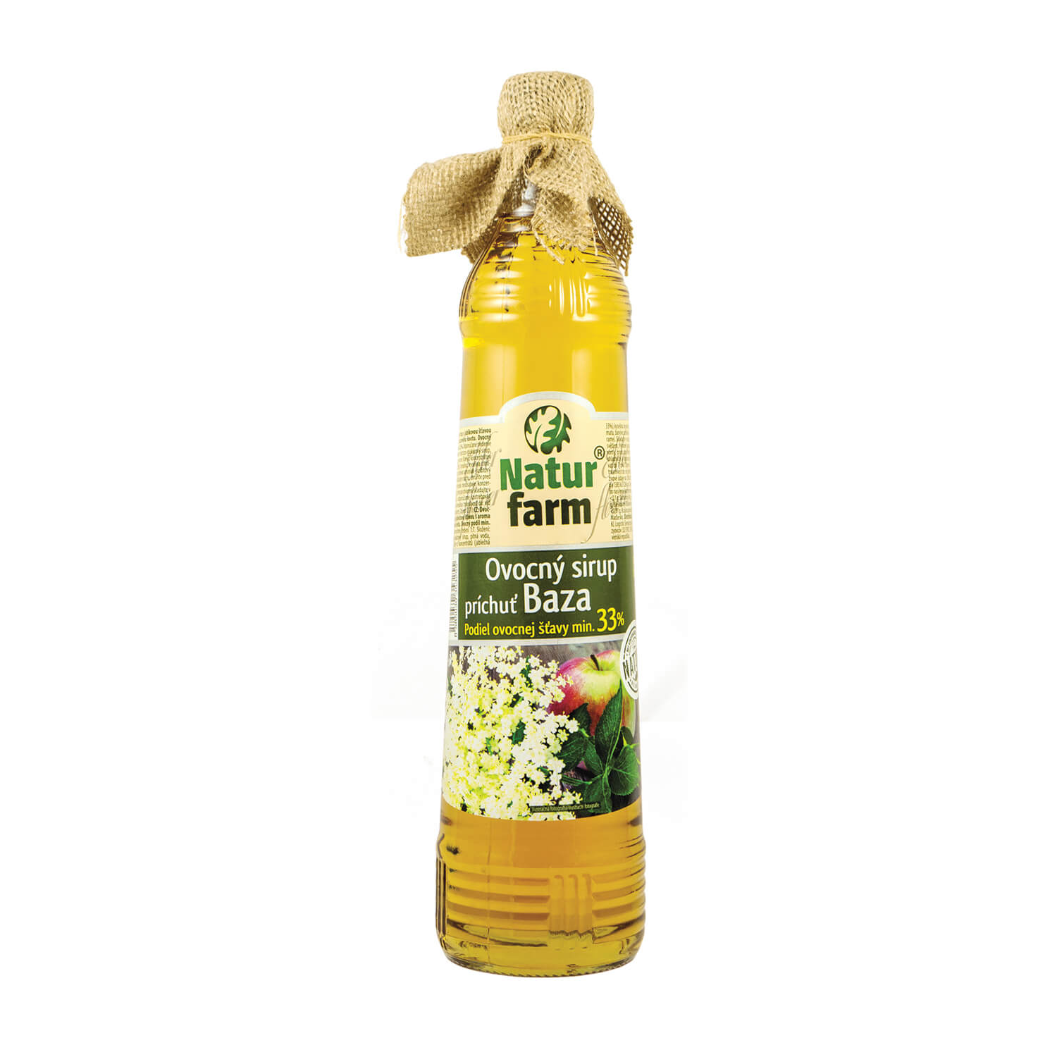 NaturFarm Sirup květ bezu 33% 0,7 l