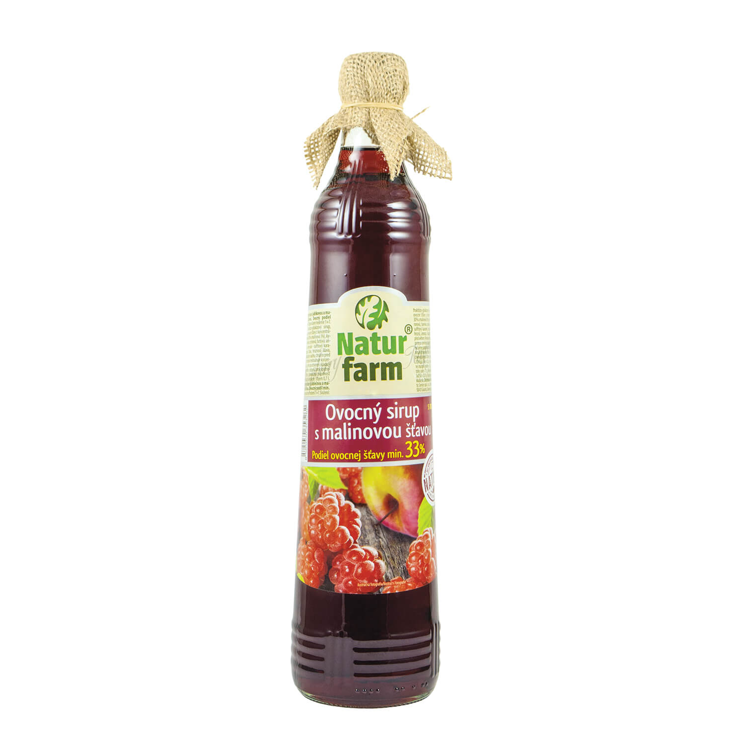 NaturFarm Sirup malina min. 33% 0,7 l