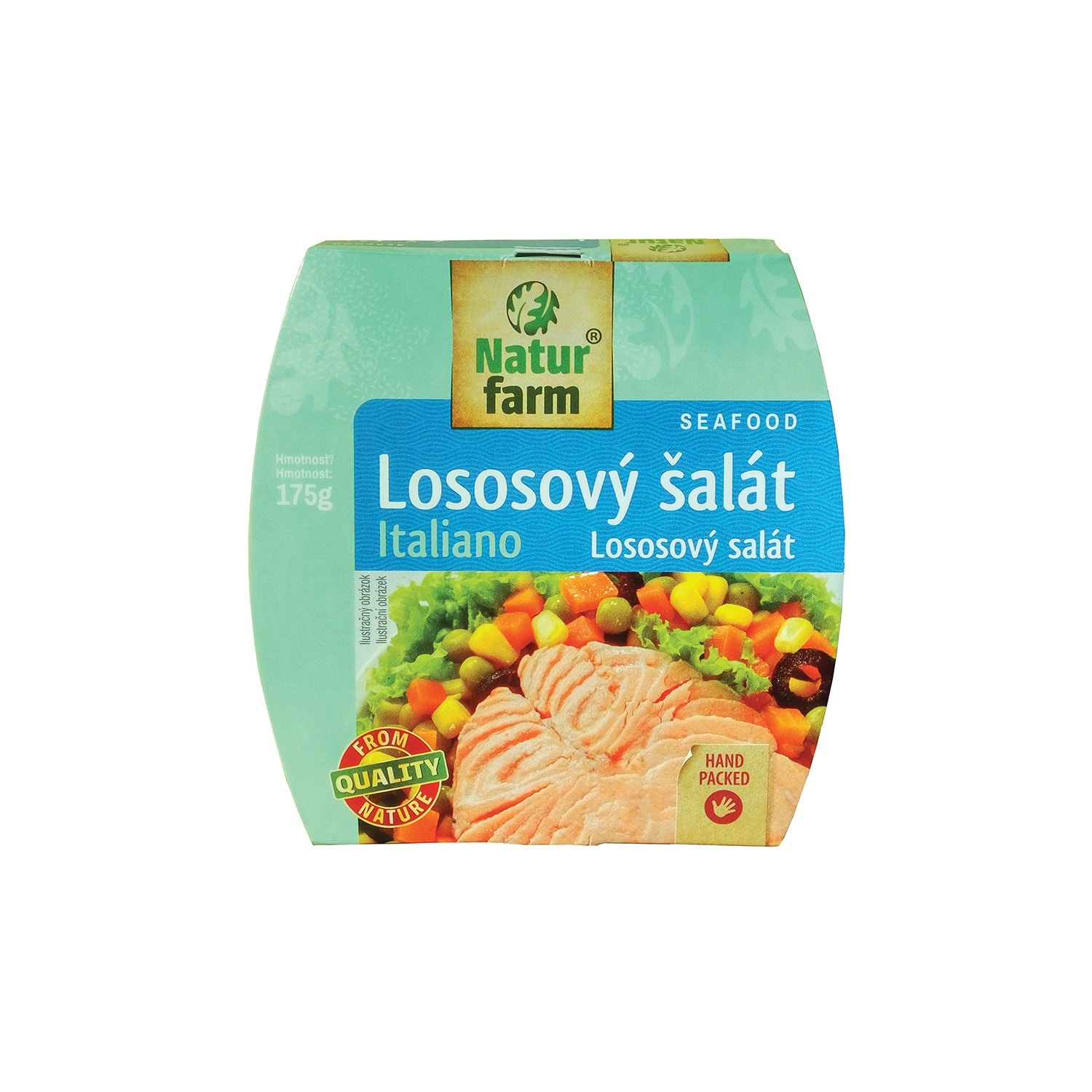 Natur farm Lososový salát Italiano 175 g