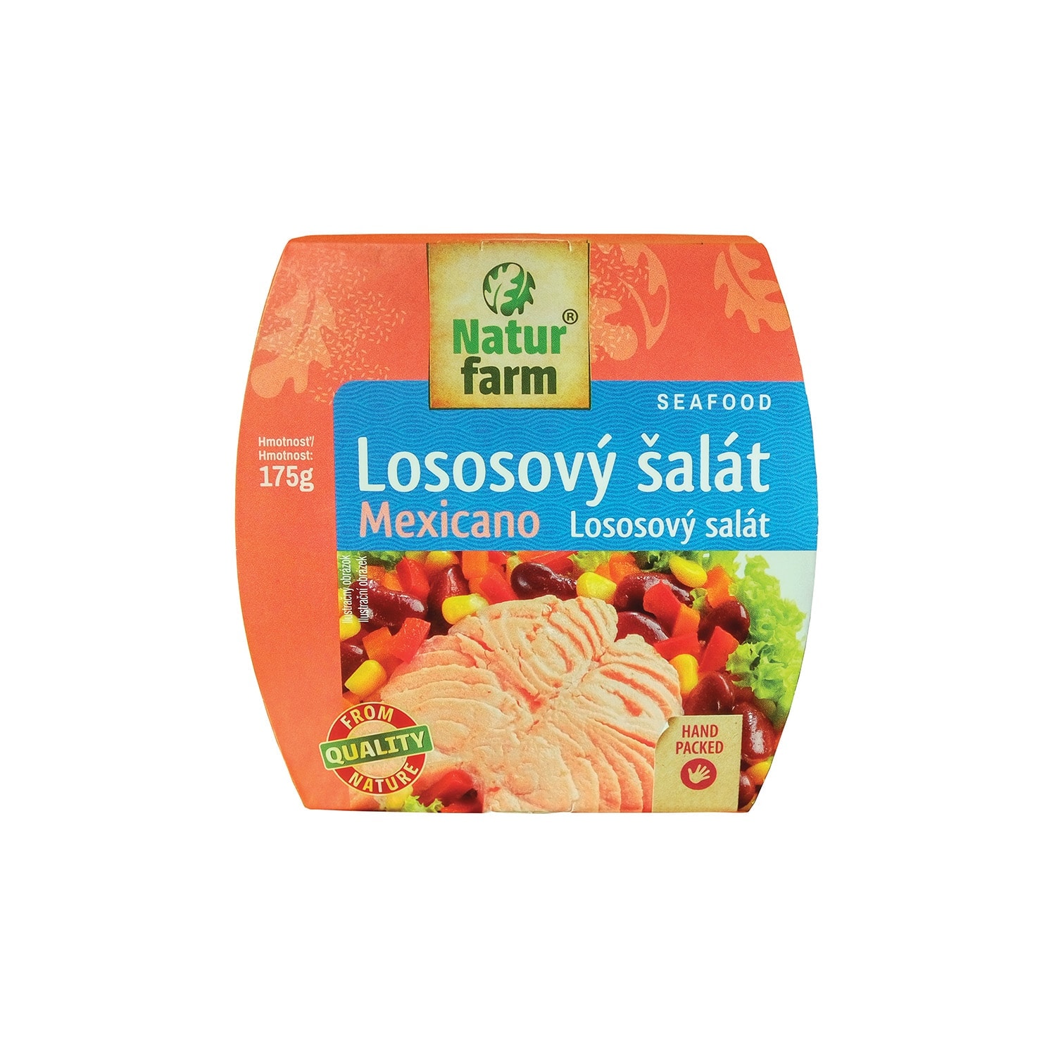 Natur farm Lososový salát Mexicano 175 g