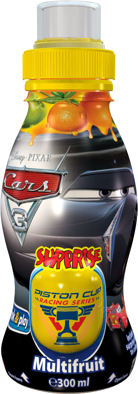Disney Dětský nápoj s překvapením - multifruit 300 ml - CARS