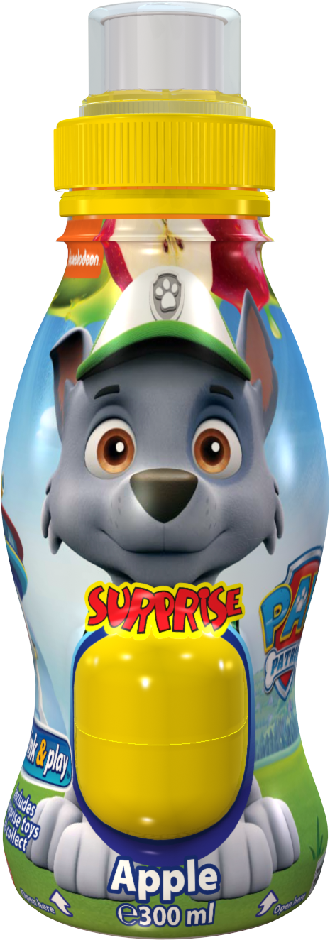 Disney Dětský nápoj s překvapením - jablko 300 ml - PAW PATROL