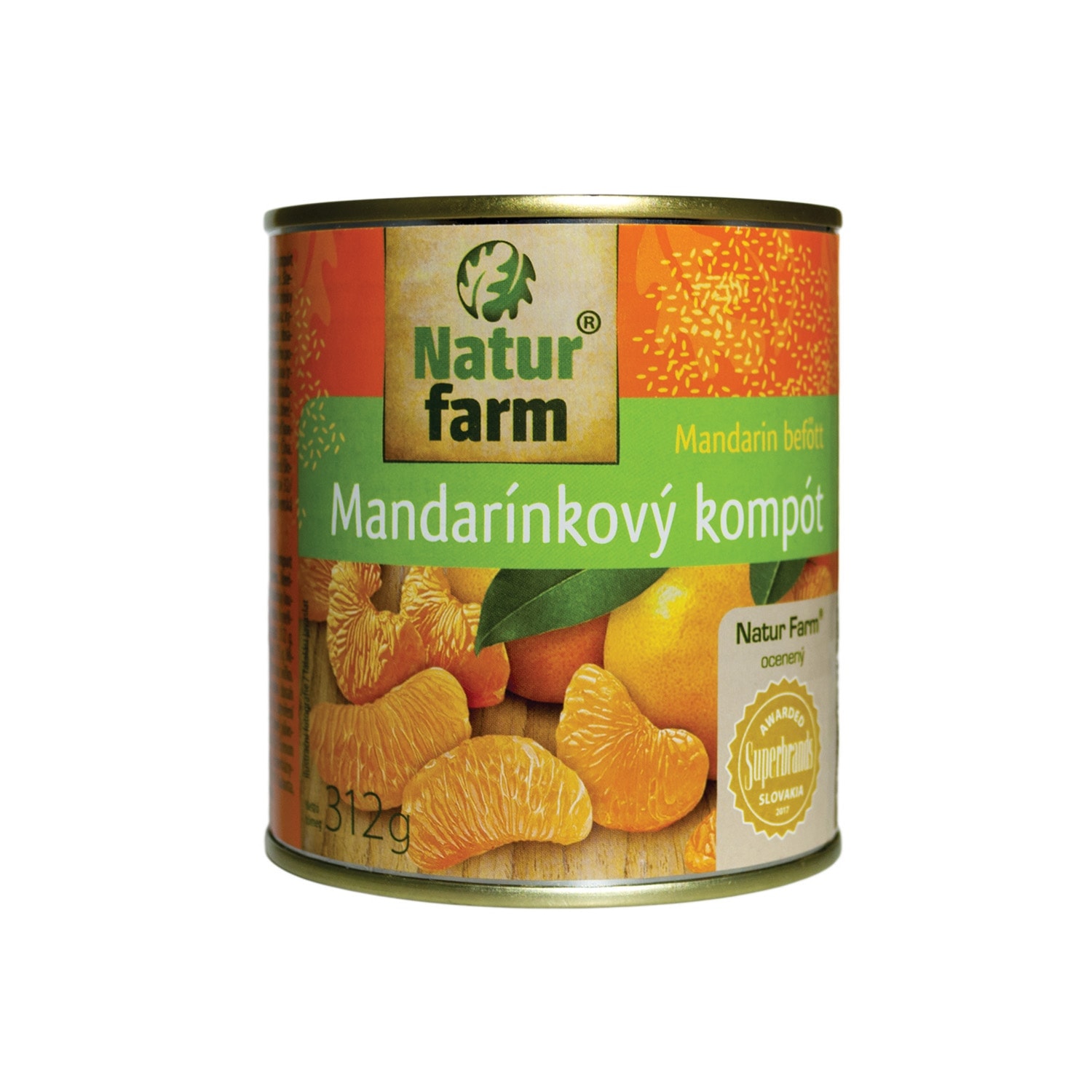 Natur farm Mandarinky kompot 312 g