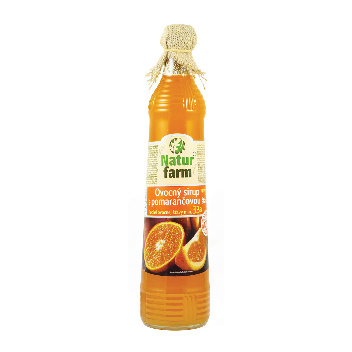 Natur farm Ovocný sirup s pomerančovou šťávou 0,7 l