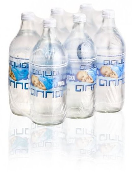 AQUA ANNA KOJENECKÁ VODA 6 X 0,75L SKLO