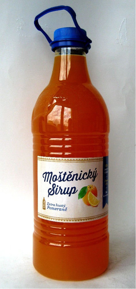 Moštěnický sirup - Pomeranč 3 l