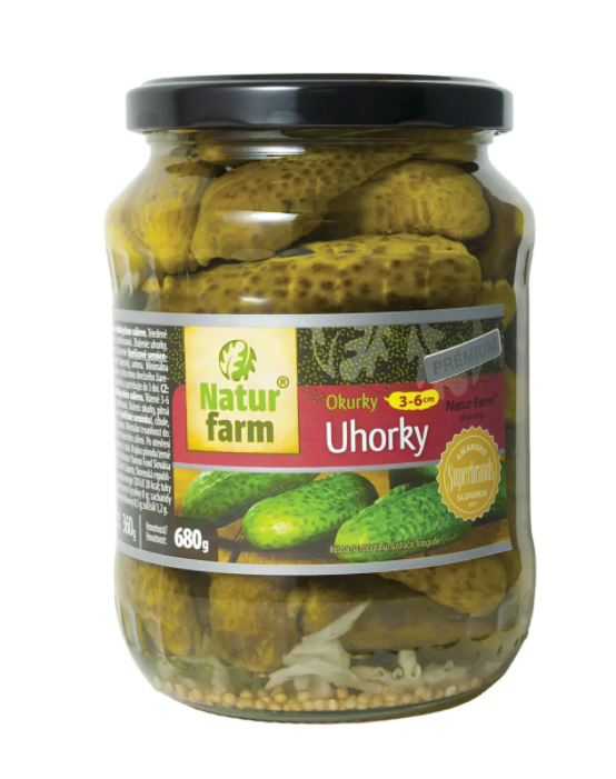 Natur Farm okurky premium 3-6 cm 680g