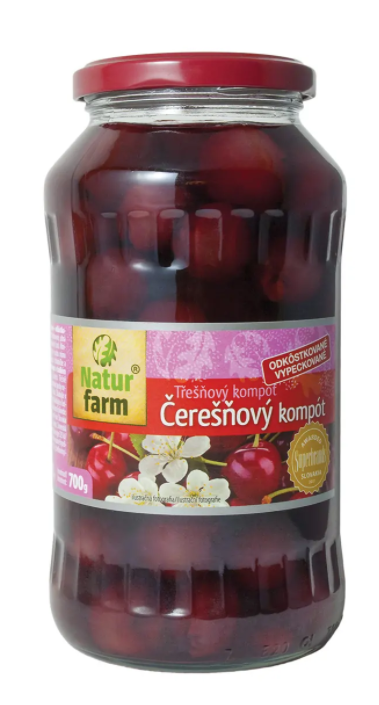 Natur farm třešňový kompot - 700 g