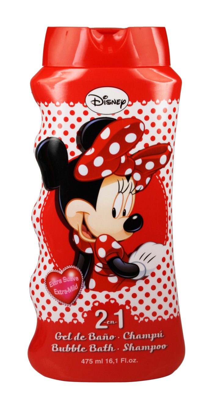  Disney Minnie Mouse šampon a pěna do koupele 2v1 475 ml