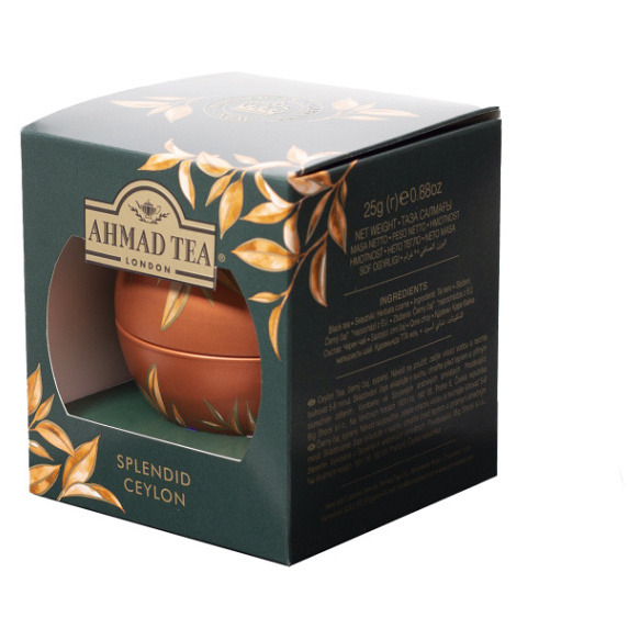 Ahmad Tea Kew splendid ceylon oranžová ozdoba černý čaj 25 g