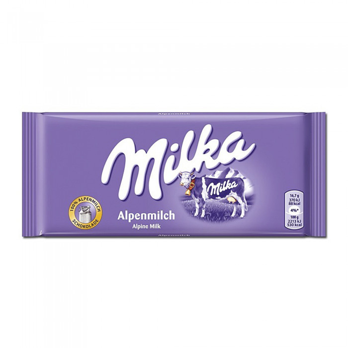 Milka Alpine Milk 100g EXP. 2/24