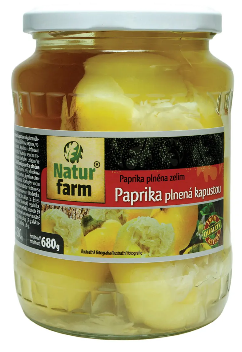 Natur Farm paprika plněná kapustou 660 g