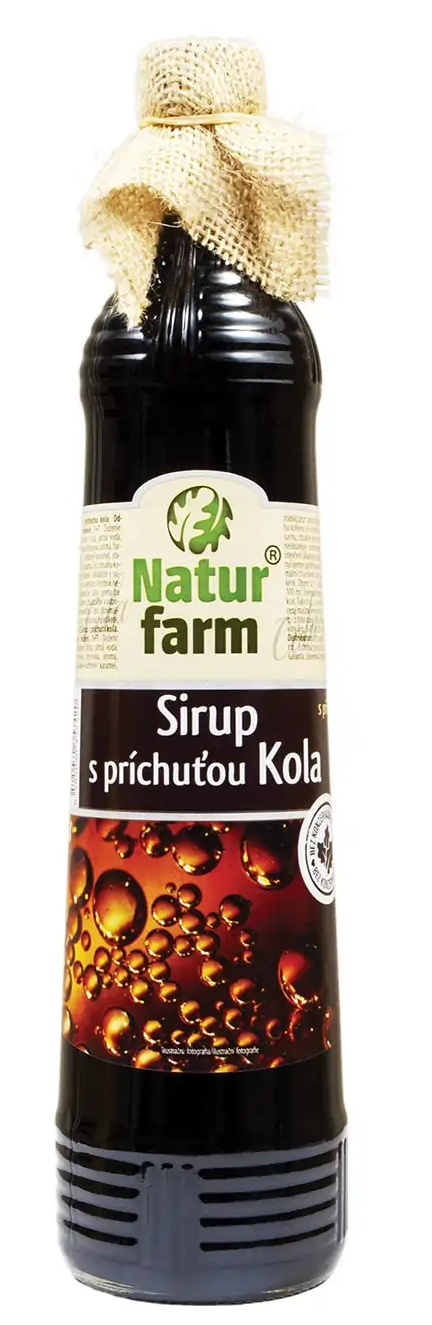 Natur farm Ovocný sirup s příchutí cola 0,7 l