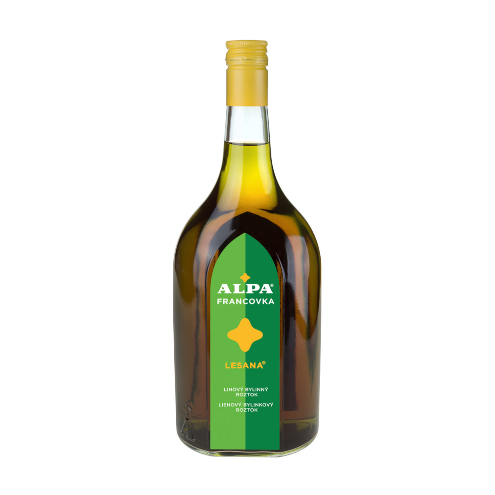 Alpa Francovka bylinný lihový roztok Lesana 1000 ml