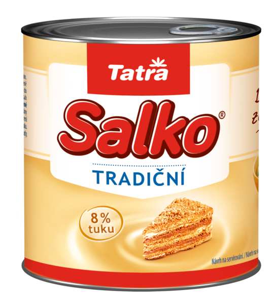 Tatra Salko Tradiční Kondenzované slazené mléko 8% 397 g