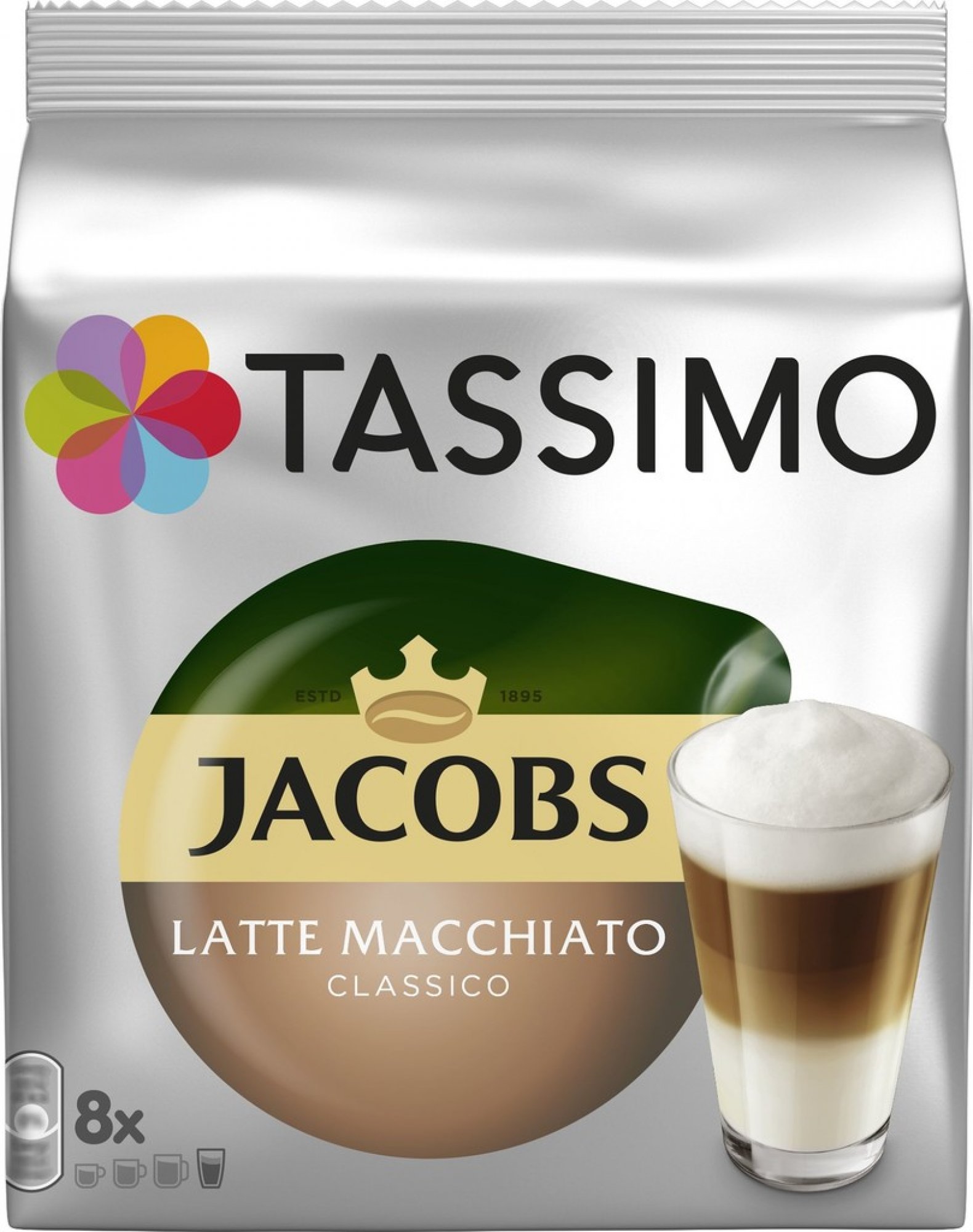 Tassimo Jacobs Krönung Latte Macchiato 8 porcí