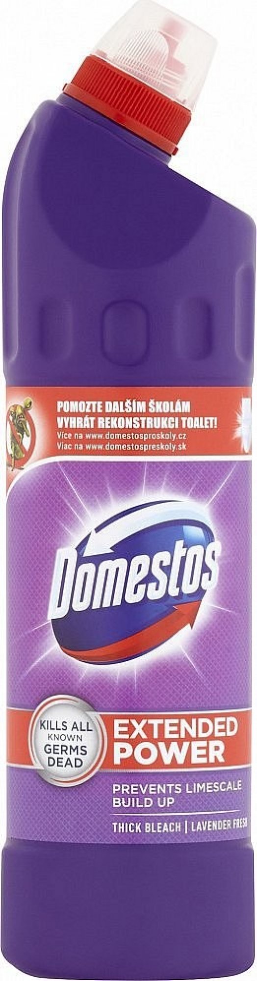 Domestos Extended Power Lavander WC dezinfekční a čistící přípravek, 750 ml