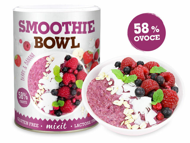 Mixit Smoothie bowl kaše Lesní ovoce 380 g EXP 3/24