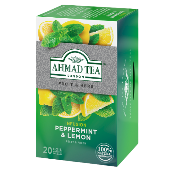 Ahmad Tea Peppermint and Lemon alupack 20 sáčků 1,5