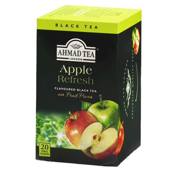 Ahmad Tea Apple Refresh černý porcovaný čaj 20 x 2 g