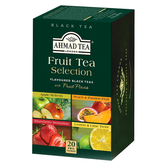 Ahmad Tea Výběr černých čajů s příchutí 20 x 2 g