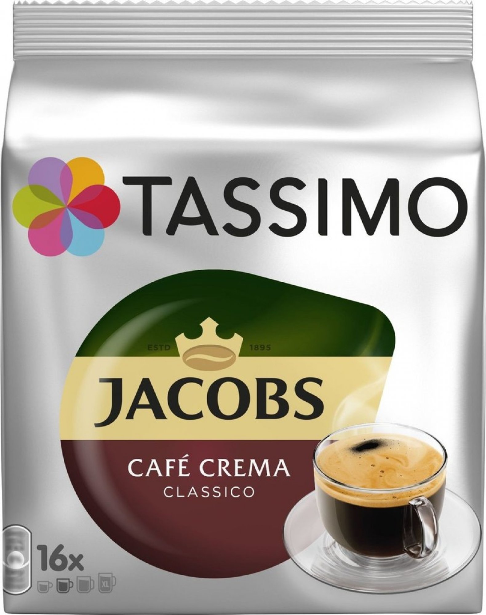 Tassimo Jacobs Krönung Café Crema 16 porcí