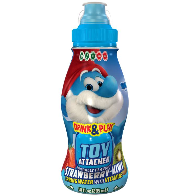 Disney Dětský nápoj s překvapením - multivitamín 300 ml - SMURFS