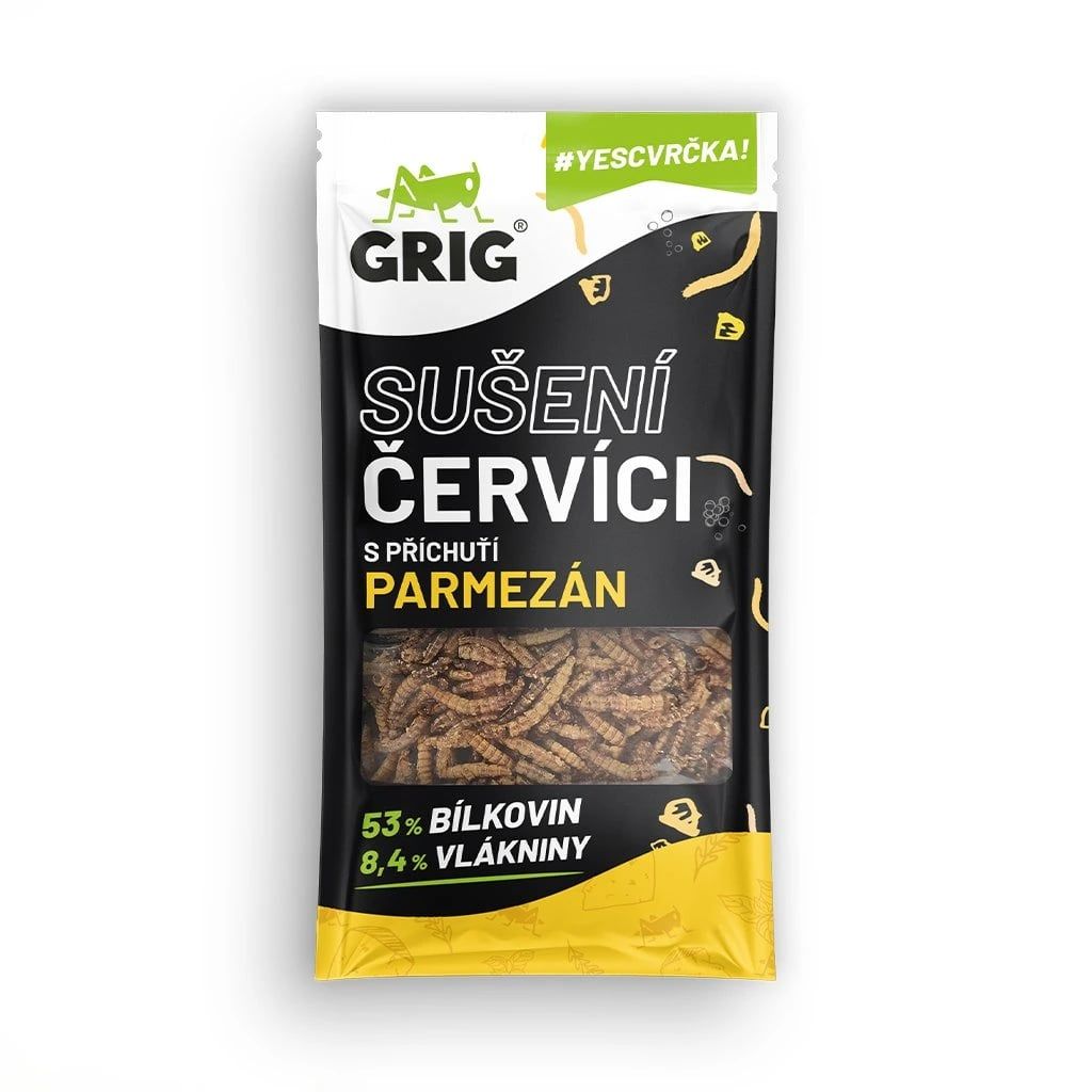 Grig Sušení Červíci Parmezán 13 g