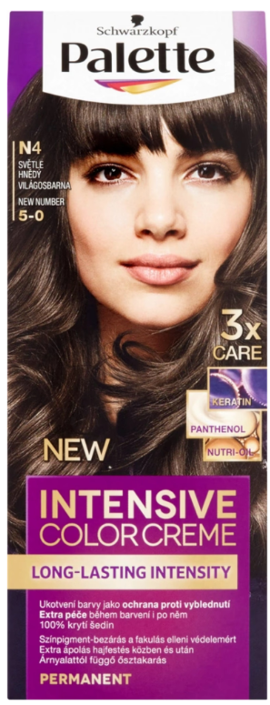 Pallete Intensive Color světle hnědá N4 5-0