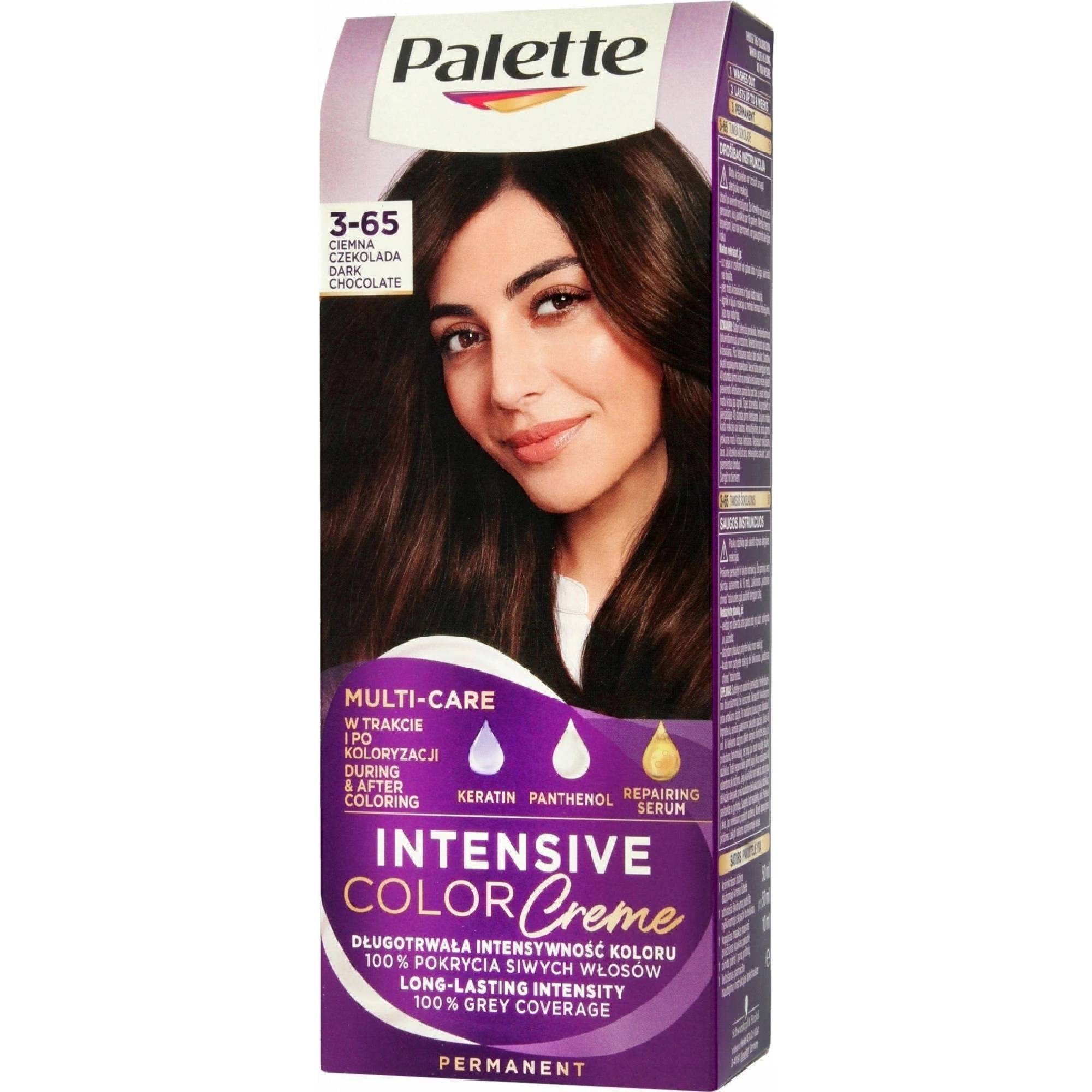 Pallete Intensive Color Creme tmavě čokoládový W2 3-65