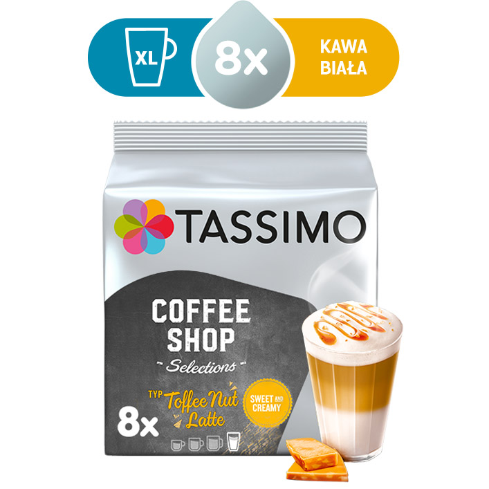 Tassimo Toffee Nut Latte 8ks