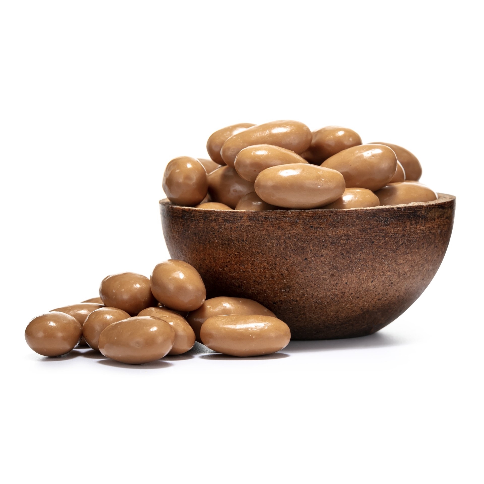 GRIZLY Mandle v bílé čokoládě s karamelem 500 g